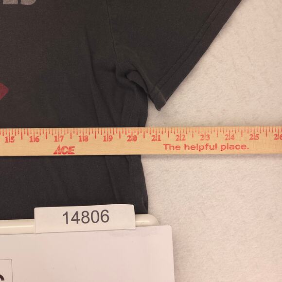 The Rolling Stones 1975 US Tour Band Crew Neck T Shirt Mens Size L Black - Picture 7 of 9